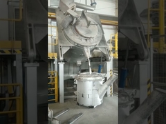 980C 600KG Fundición eléctrica Fuego de aceite de inclinado del horno de aislamiento de GLP