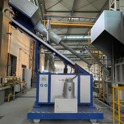 Máquina de desgasificación de líquidos de aluminio fundido rotativa Máquina móvil de desgasificación de líquidos de aluminio móvil