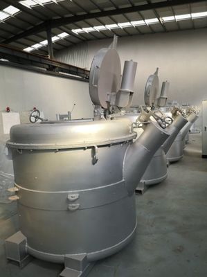 Manos de acero, cucharas de transferencia de aluminio fundido para transferencia precisa y segura