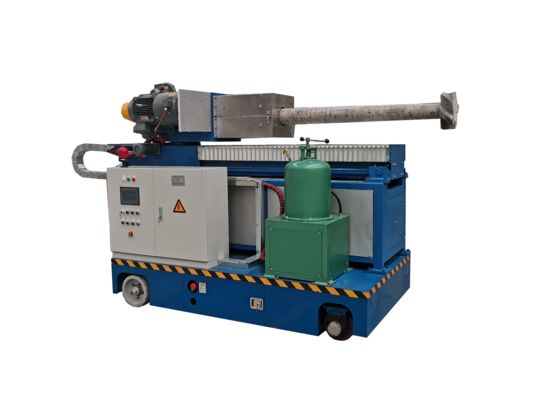 Inyector rotatorio de flujo con velocidad de desgasificación ajustable y granularidad de flujo ≤5 mm para materia prima de grafito