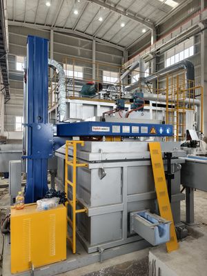 Tipo horno que se sostiene de aluminio de la placa de 3500kg para el bastidor de la aleación de aluminio