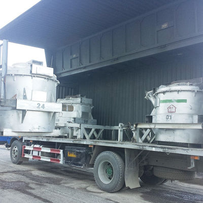 Cucharas de transferencia de aluminio fundido de 1200 KG con ángulo de inclinación de la cuchara de 0-45° y distancia dentro de 1000M