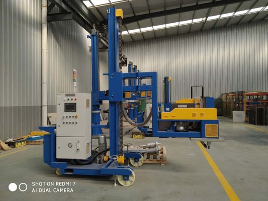 Equipo de aluminio de desgasificación rotatorio móvil con las ruedas para el aluminio fundido