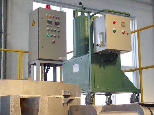 proceso de unidad de la inyección del flujo del verde 15L para refinar el gas de aluminio del argón