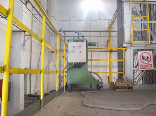 Proceso de refinamiento de aluminio del consumo 50L del inyector bajo del flujo para el horno de crisol