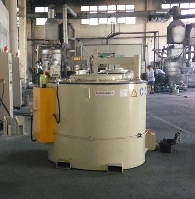 Hornos industriales y gris de aluminio 1200KG del horno de crisol para HPD 45 grados