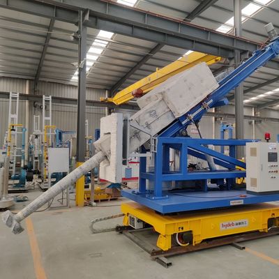 Desgasificación de aluminio fundida y sistema de fundición al lado de la puerta del horno