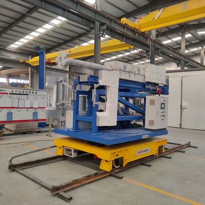 Desgasificación de aluminio fundida y sistema de fundición al lado de la puerta del horno