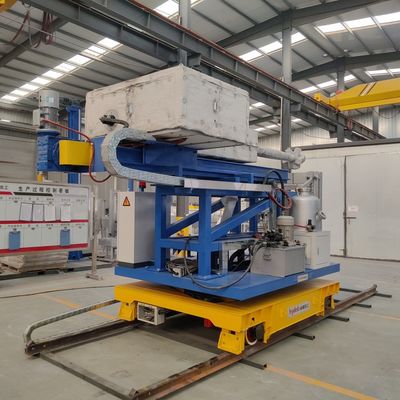 Desgasificación de aluminio fundida y sistema de fundición al lado de la puerta del horno