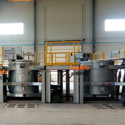 A presión el horno de crisol inclinable de fusión de aluminio de la fundición de gas