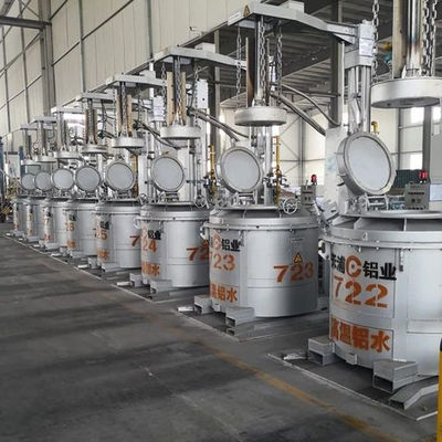 Shell Induction Melting Furnace de aluminio 1 Ton With Electric Induction Heating