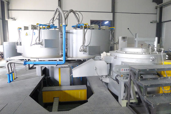 Shell Induction Melting Furnace de aluminio 1 Ton With Electric Induction Heating