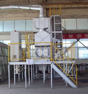 1 horno fusorio de Ton Gas Fired Aluminum Scrap con 4000 kilovatios Shell de aluminio
