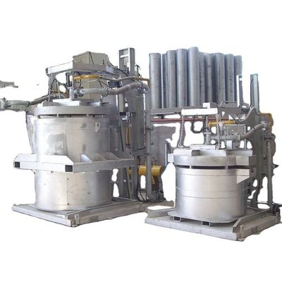 1 horno fusorio de Ton Gas Fired Aluminum Scrap con 4000 kilovatios Shell de aluminio