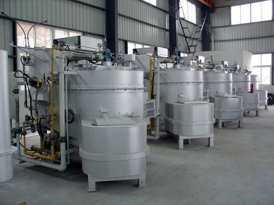 1 horno fusorio de Ton Gas Fired Aluminum Scrap con 4000 kilovatios Shell de aluminio