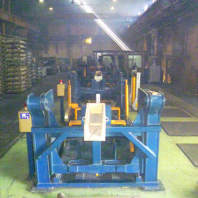Volteador de aluminio eficiente del horno para la dirección del metal fundido