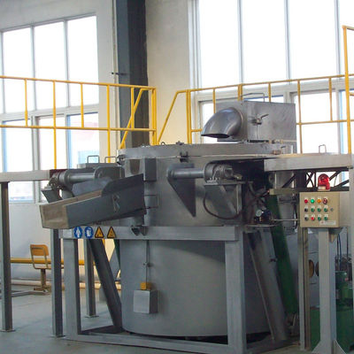 Horno fusorio de aluminio de la alarma da alta temperatura para el aluminio de fusión