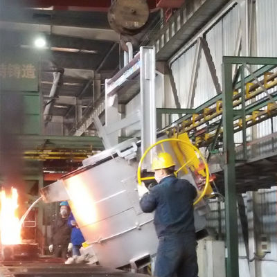 Fuego de fusión de aluminio de alta precisión con precisión de control de temperatura ± 1C y sistema de control PLC