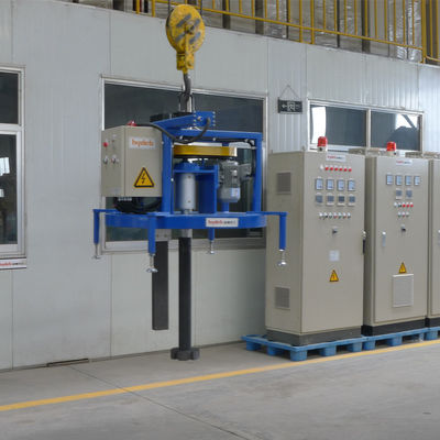 Tipo desgasificador rotatorio servoaccionado de la eficacia alta para el aluminio fundido