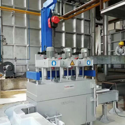 Máquina de desgasificación de aluminio de 3 fases con frecuencia de 50 Hz y nivel de líquido de trabajo ≥ 250