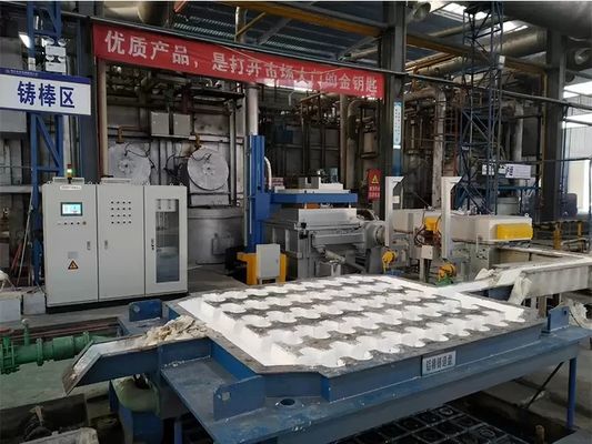 Mejorar la producción de aluminio con una máquina de desgasificación de aluminio de 4 rotores 0-600 R/min Velocidad del rotor de grafito y O2ppm≤5