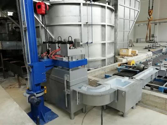 Mejorar la producción de aluminio con una máquina de desgasificación de aluminio de 4 rotores 0-600 R/min Velocidad del rotor de grafito y O2ppm≤5