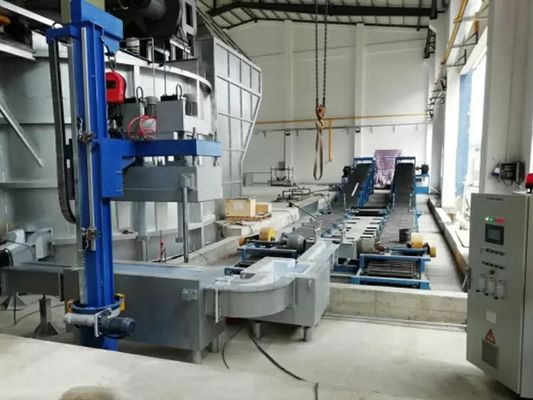 Máquina de desgasificación de aluminio de 25 t/h con 3 fases y tiempo de refinación de 099 min