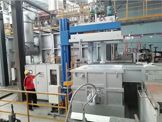 Máquina de desgasificación de aluminio de 25 t/h con 3 fases y tiempo de refinación de 099 min