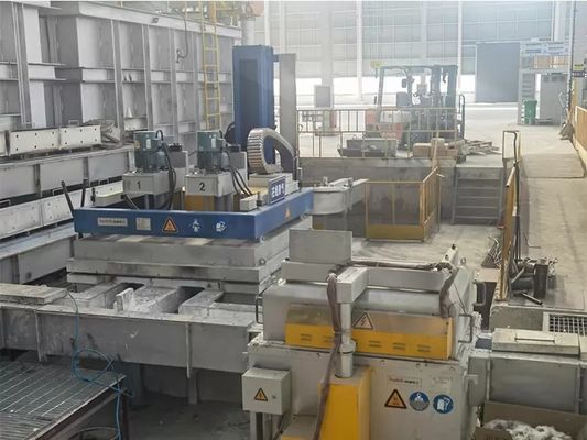 Máquina de desgasificación de aluminio de 25 t/h con 3 fases y tiempo de refinación de 099 min