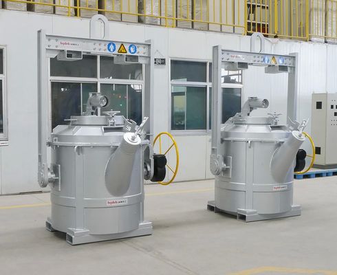 Cucharas de transferencia de aluminio fundido de 1000 kg con caída de temperatura natural ≤ 15 °C/h