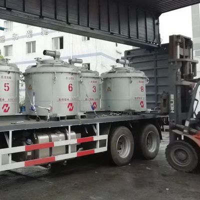 Rango de temperatura personalizado Cucharas de transferencia de aluminio fundido con mango