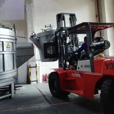 Las cucharas de transferencia de aluminio fundido personalizadas Resistentes al calor mejoran la producción