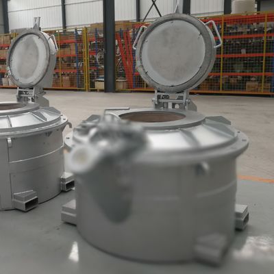500 - 3000 kg Cucharilla de transferencia de aluminio fundido para fundición en matrices de aluminio