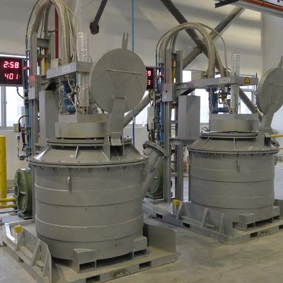 500 - 3000 kg Cucharilla de transferencia de aluminio fundido para fundición en matrices de aluminio