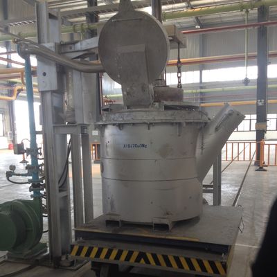 Tipo de carretilla elevadora de aluminio líquido continuo resistente al calor