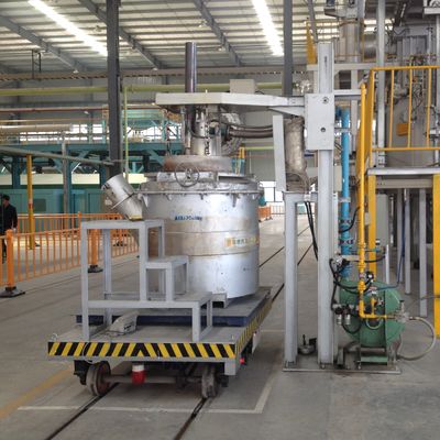 La temperatura máxima de servicio de las cucharas de transferencia de aluminio fundido industrial es ≤ 850 °C y el aumento de la temperatura superficial es ≤ 50 °C.
