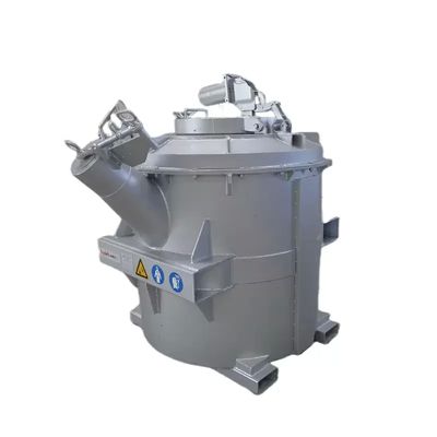 Capacidad 1000KG Cucharas de transferencia de aluminio fundido para elevación de baja temperatura de la superficie