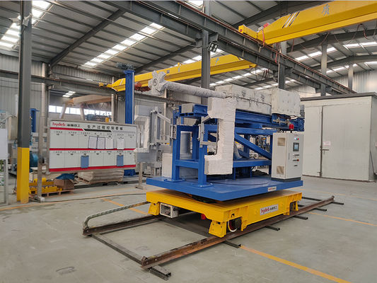 Inyector de flujo giratorio con servomotor de control de presión de inyección 0-300 mm/s Velocidad y presión de 25 MPa para el refino de aluminio