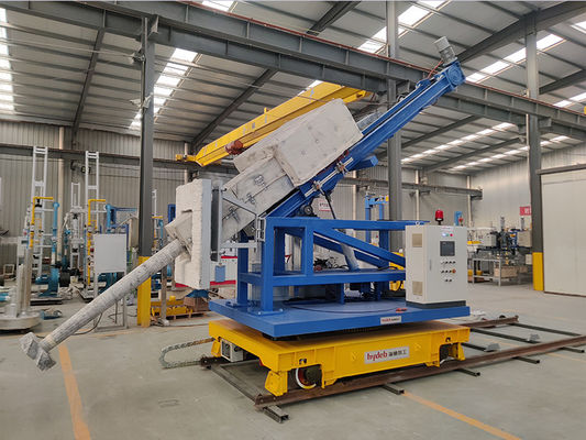 Inyector de flujo giratorio con servomotor de control de presión de inyección 0-300 mm/s Velocidad y presión de 25 MPa para el refino de aluminio