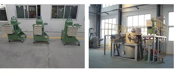 Equipo de refinación por inyección del horno de fusión de aluminio 220V 50Hz