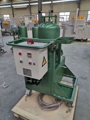 Unidad de desgasificación giratoria de 600 kg para el refino de flujo, tamaño de partículas ≤ 5 mm y cantidad de pulverización de flujo refinado 0 ≈ 350 g/min