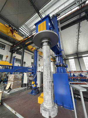 Rotor y eje de desgasificación de grafito de alta pureza de refinación con peso total de la máquina de 3000 kg ≥ 99,996% Pureza de gas refinado