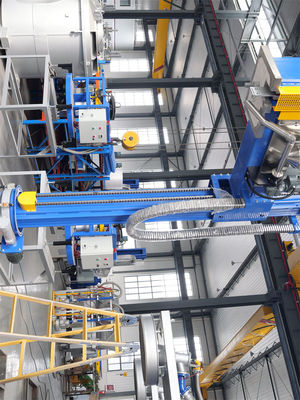 Máquina móvil de desgasificación y refinación de aluminio líquido de alta velocidad