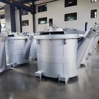 500 ‰ 3000 Capacidad Las cucharas de transferencia de aluminio fundido con aumento de la temperatura de la superficie ≤ 50 °C y caída natural de la temperatura ≤ 12 °C/h