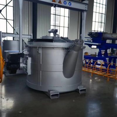 Capacidad personalizable Cucharas de transferencia de aluminio fundido con acabado y transferencia de superficie superior