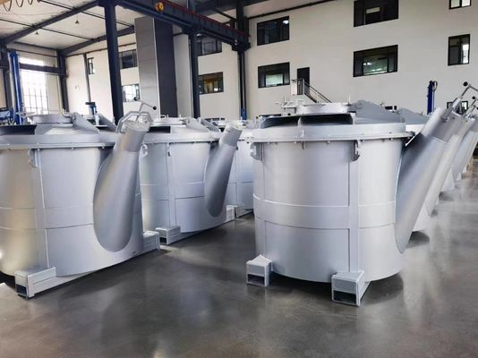 Capacidad personalizable Cucharas de transferencia de aluminio fundido con acabado y transferencia de superficie superior
