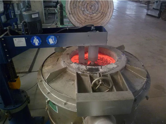 Máquina de desgasificación de aluminio de 3 fases con un peso total de 3000 kg y 4 rotores