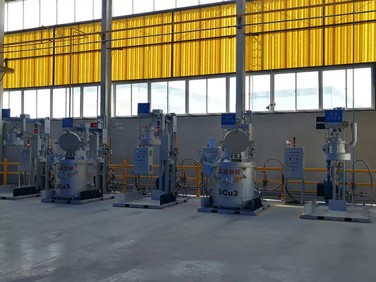 Sistema de precalentamiento por cuchara personalizable con caudal de 3 L/min y velocidad de calentamiento ajustable de 0 a 20 °C/min utilizando gas natural