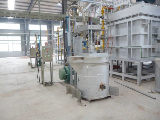 Sistema de precalentamiento de cuchara de aluminio con presión de gas de 5000 Pa y precisión de control de temperatura de ± 5C