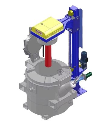 Sistema de precalentamiento de cucharas con control de temperatura automático y manual